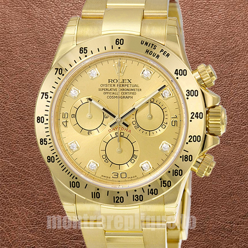 Rolex Daytona 40mm 116528-0033 Pour des hommes Bracelet Huître