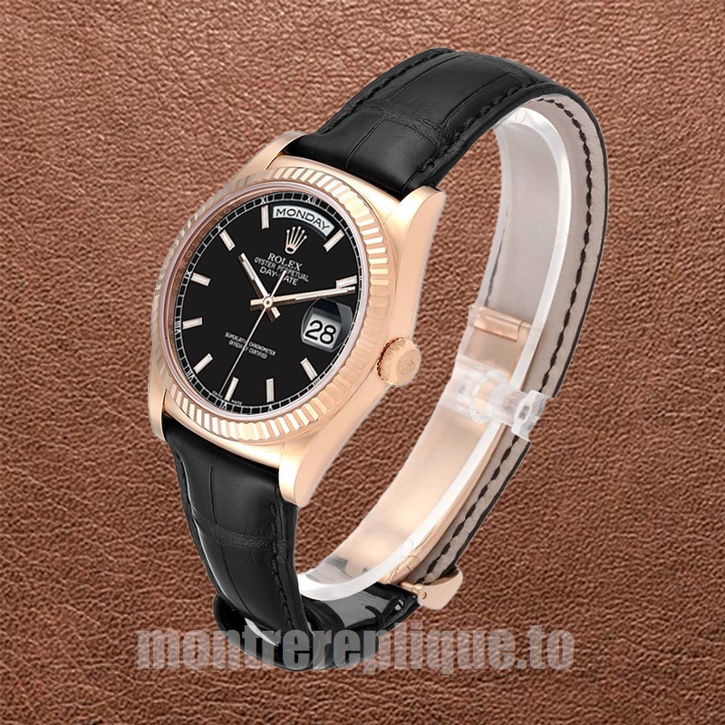 Rolex Day-Date Pour des hommes 118135 36mm Bracelet en cuir - Image 3