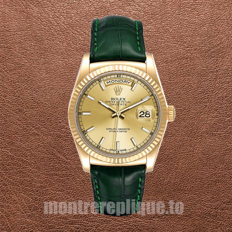 Rolex Day-Date Pour des hommes 36mm m118138-0125 Ton d'or Automatique - Image 2