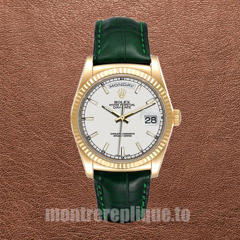 Rolex Day-Date Pour des hommes m118138-0123 36mm Cadran blanc Automatique - Image 2