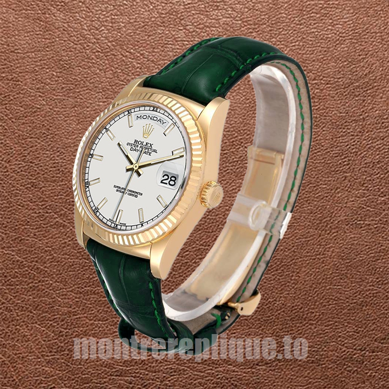 Rolex Day-Date Pour des hommes m118138-0123 36mm Cadran blanc Automatique - Image 3