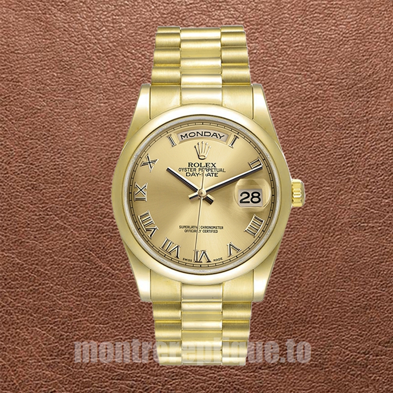 Rolex Day-Date 36mm 118208 Pour des hommes Automatique Bracelet Huître - Image 5