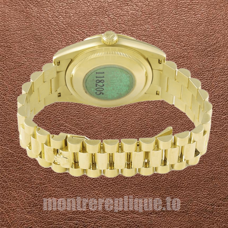 Rolex Day-Date 118208 Pour des hommes 36mm Cadran vert - Image 4