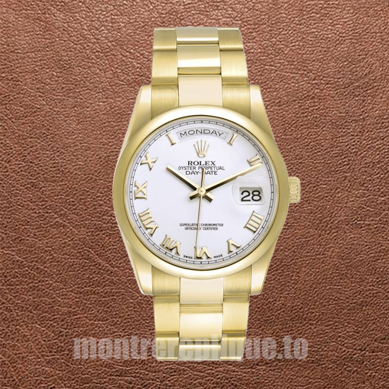 Rolex Day-Date 118208-73208 Pour des hommes 36mm Cadran blanc - Image 2