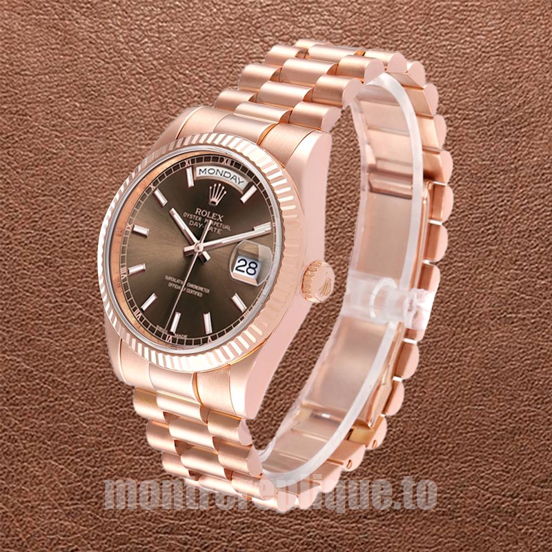 Rolex Day-Date 36mm 118235 Pour des hommes Doré rose - Image 3