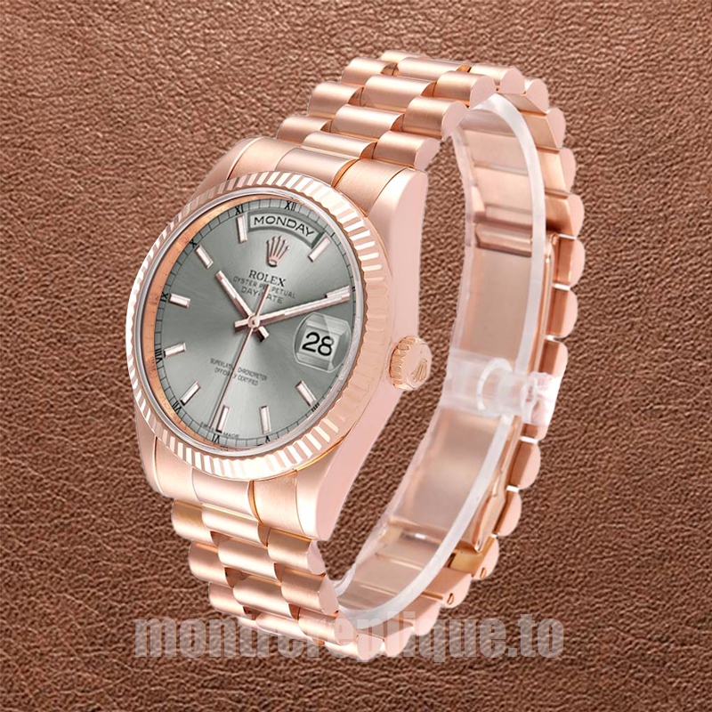 Rolex Day-Date 118235 Pour des hommes 36mm Regardez Doré rose - Image 3