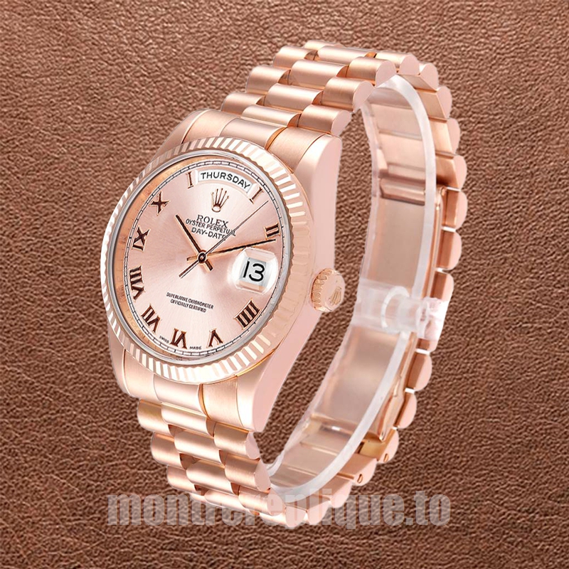 Rolex Day-Date Pour des hommes 118235F-0001 36mm Cadran en or rose Automatique - Image 3