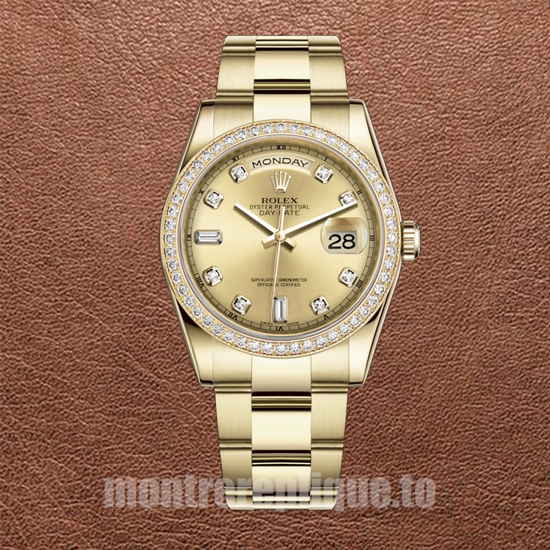 Rolex Day-Date m118348-0042 Pour des hommes 36mm Ton d'or - Image 5