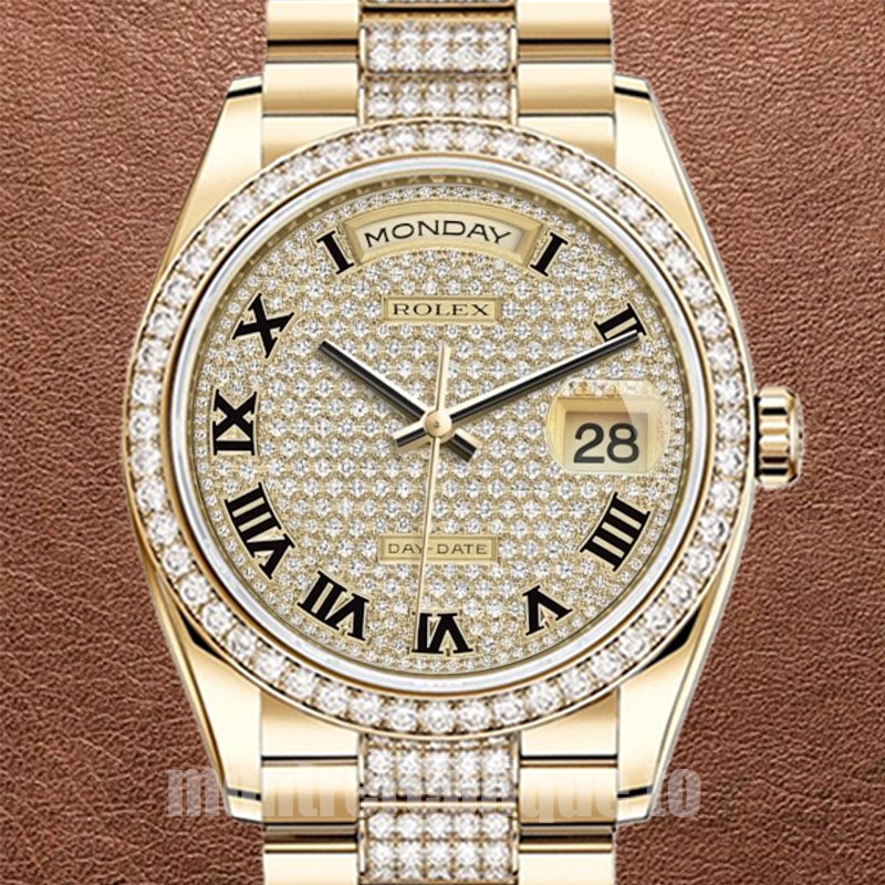 Rolex Day-Date m118348-0013 36mm Pour des hommes Président Bracelet