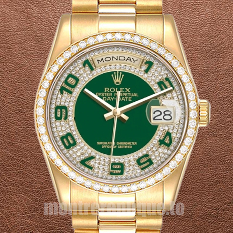Rolex Day-Date 36mm Pour des hommes 118348-0054 Président Bracelet Automatique