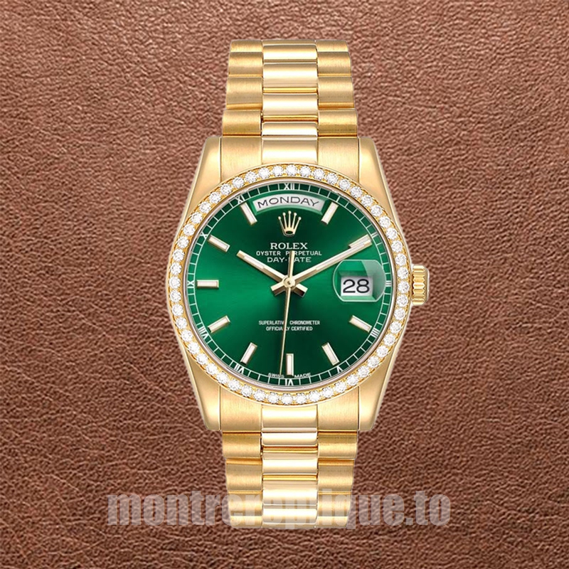 Rolex Day-Date Pour des hommes m118348-0225 36mm Ton d'or - Image 2