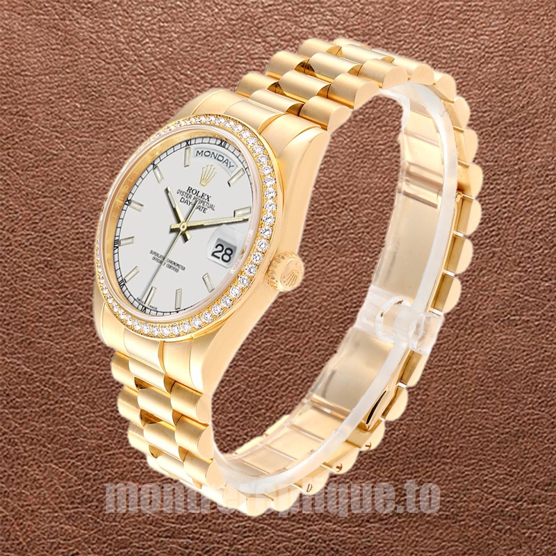 Rolex Day-Date Pour des hommes m118348-0098 36mm Ton d'or Regardez - Image 3
