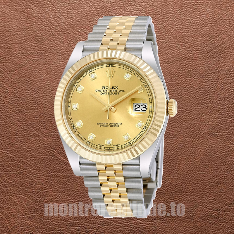 Rolex Datejust Pour des hommes 41mm m126333-0012 Cadran Champagne Bracelet Jubilé - Image 2