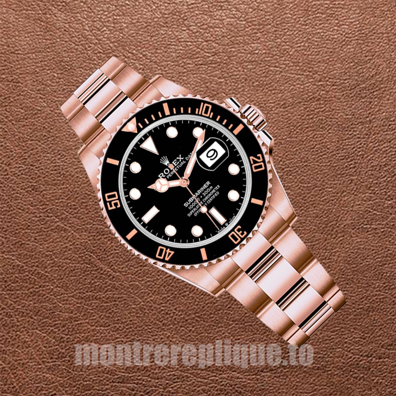 Rolex Submariner Pour des hommes 126605 41mm Cadran noir Doré rose - Image 3