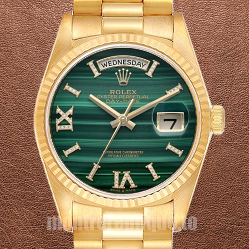 Rolex Day-Date Pour des hommes 36mm 128238 Ton d'or