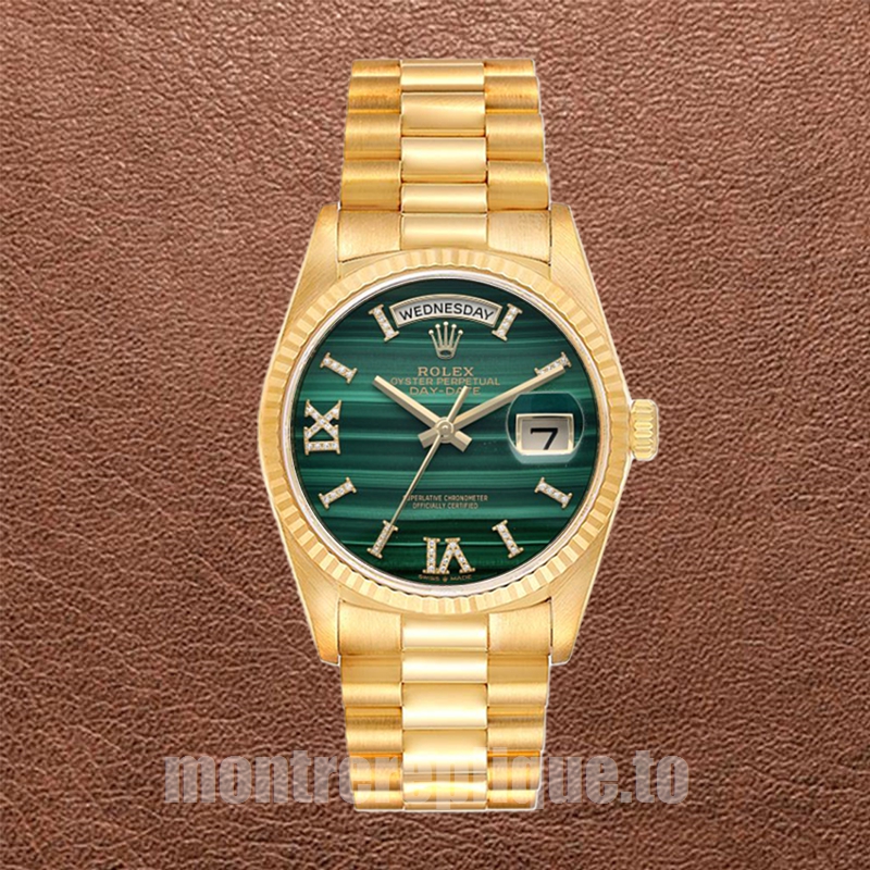 Rolex Day-Date Pour des hommes 36mm 128238 Ton d'or - Image 2