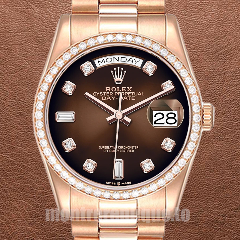 Rolex Day-Date Pour des hommes m128345rbr-0040 36mm Automatique Regardez