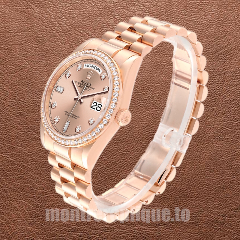 Rolex Day-Date m128345rbr-0009 Pour des hommes 36mm Président Bracelet Doré rose - Image 3