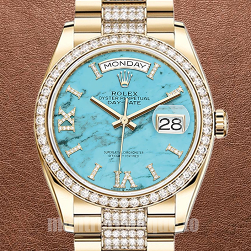 Rolex Day-Date 36mm m128348rbr-0038 Pour des hommes Regardez Président Bracelet