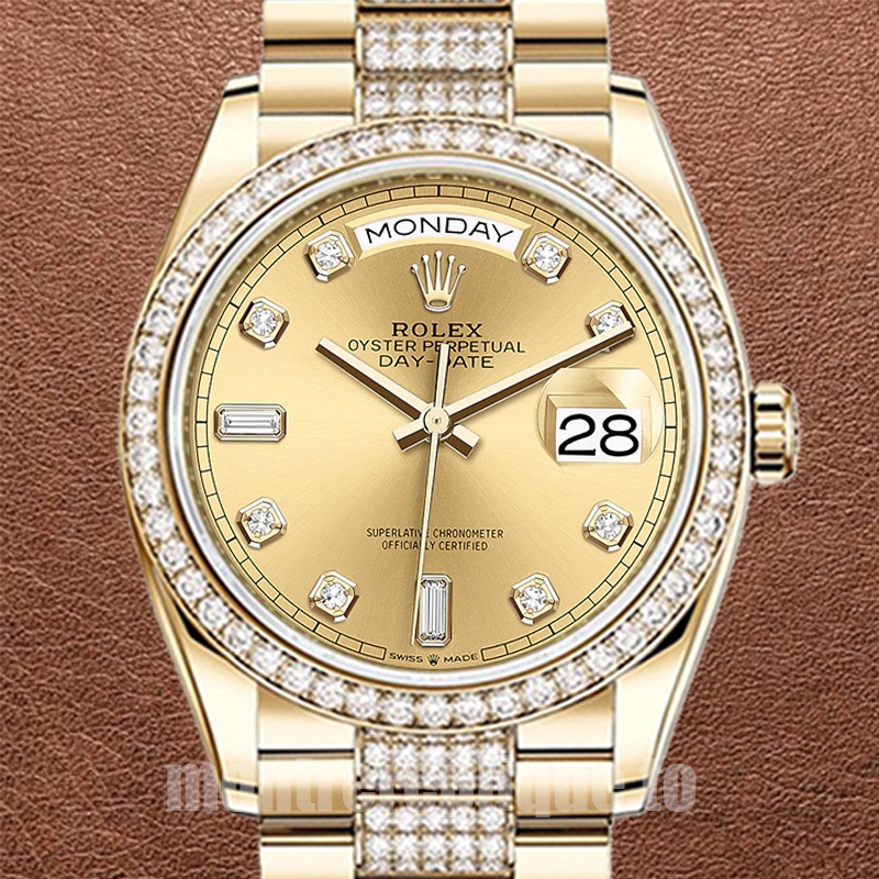 Rolex Day-Date 36mm Pour des hommes m128348rbr-0010 Président Bracelet Ton d'or