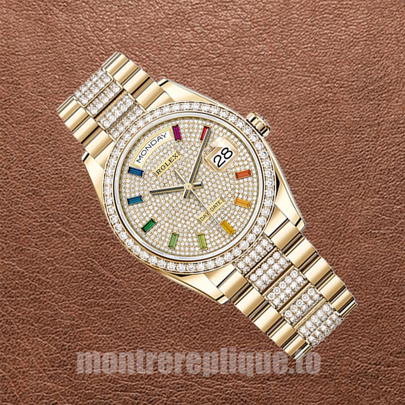 Rolex Day-Date 36mm m128348rbr-0031 Pour des hommes Président Bracelet Regardez - Image 3