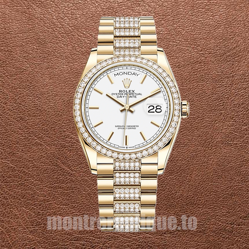 Rolex Day-Date 36mm Pour des hommes m128348rbr-0048 Regardez Automatique - Image 2