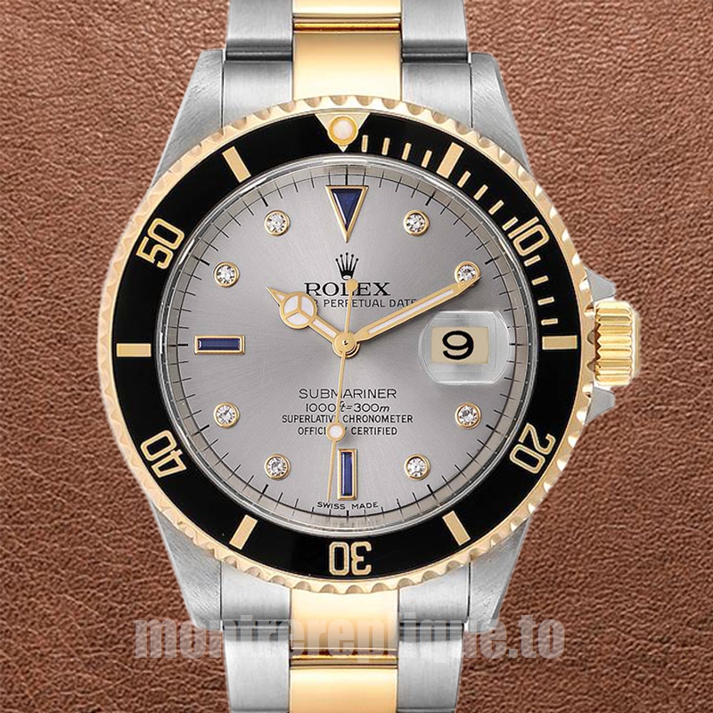 Rolex Submariner 16613 40mm Pour des hommes Regardez