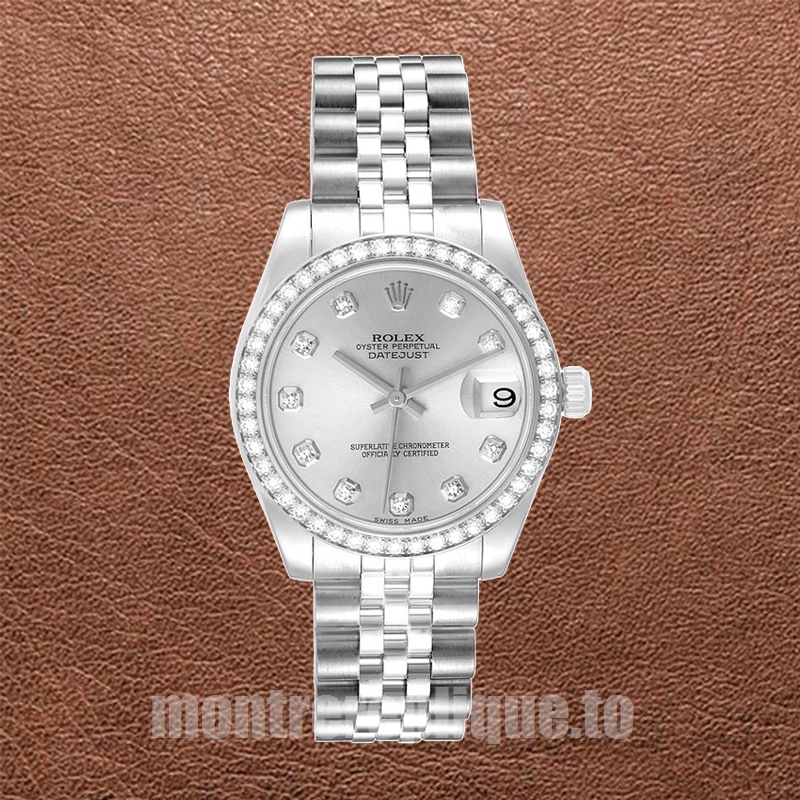 Rolex Datejust m178384-0003 Unisexe 31mm Cadran argenté - Image 2