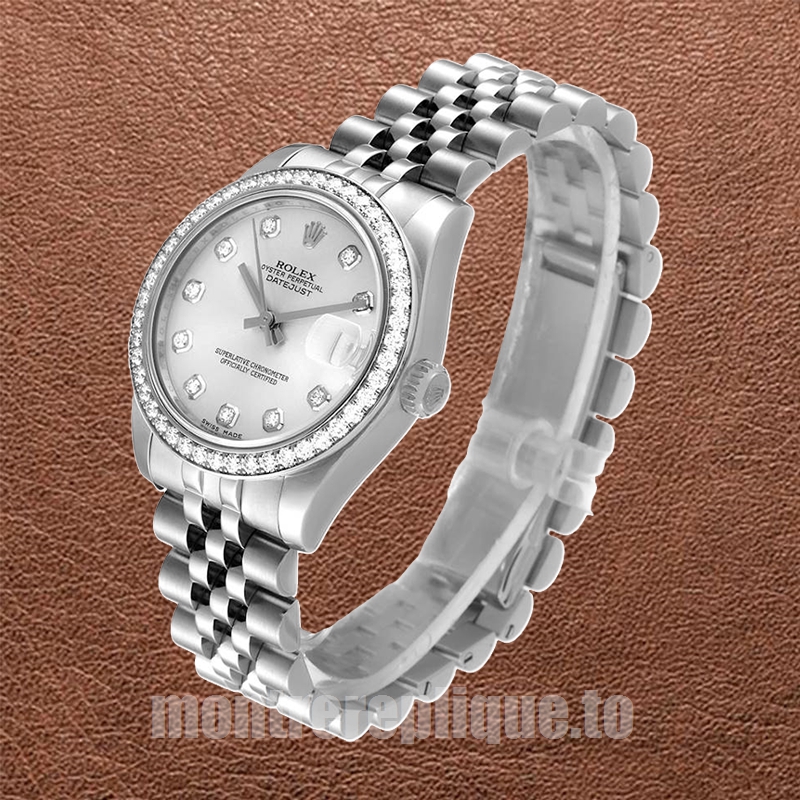 Rolex Datejust m178384-0003 Unisexe 31mm Cadran argenté - Image 3