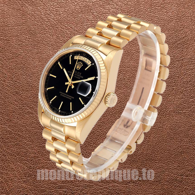 Rolex Day-Date Pour des hommes 36mm 18038 Cadran noir Automatique - Image 3