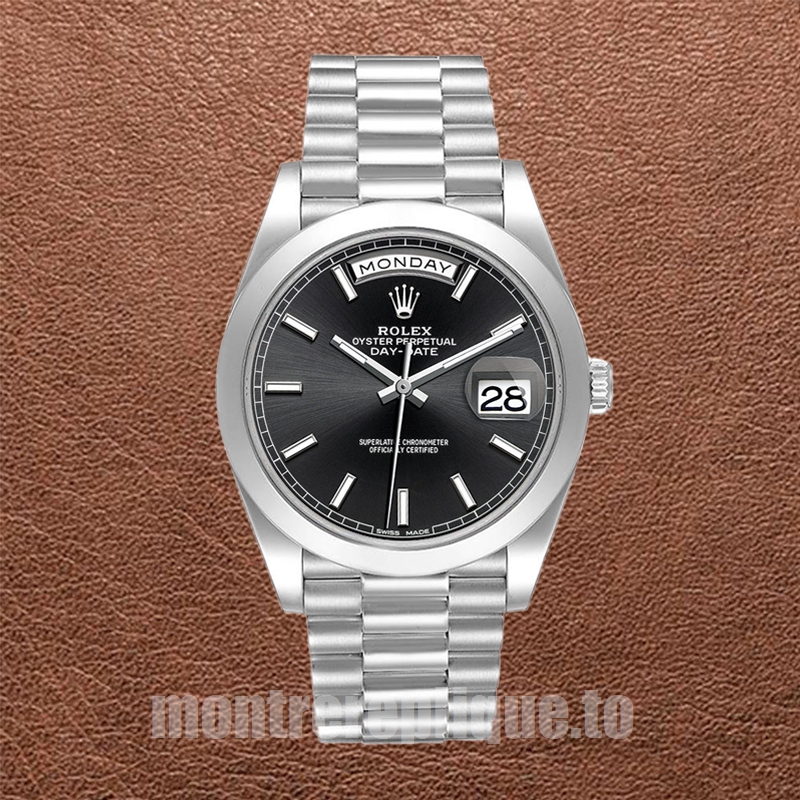 Rolex Day-Date m228206-0031 40mm Pour des hommes Cadran noir - Image 2
