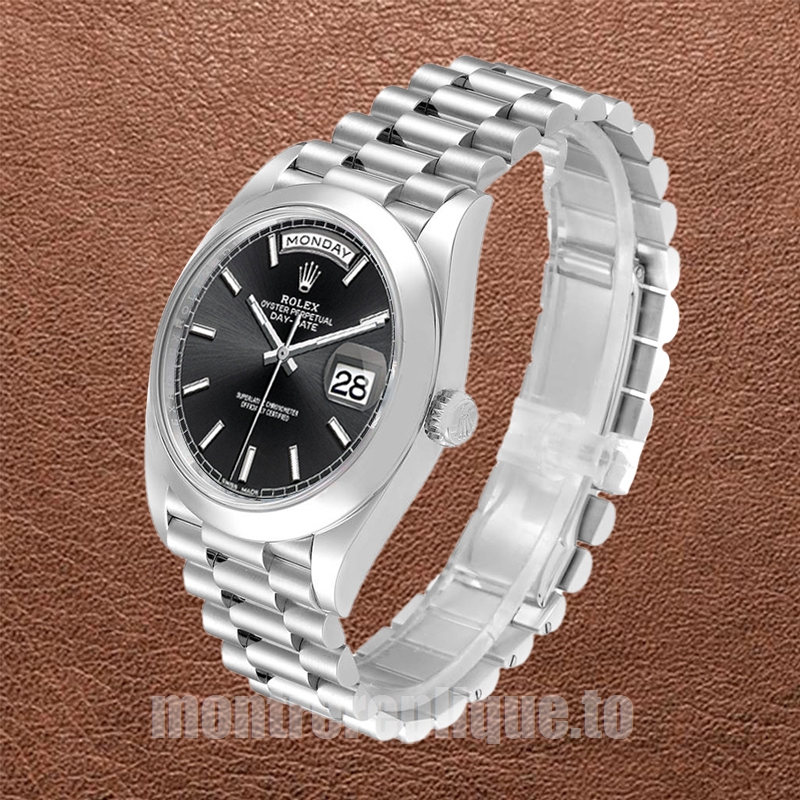 Rolex Day-Date m228206-0031 40mm Pour des hommes Cadran noir - Image 3