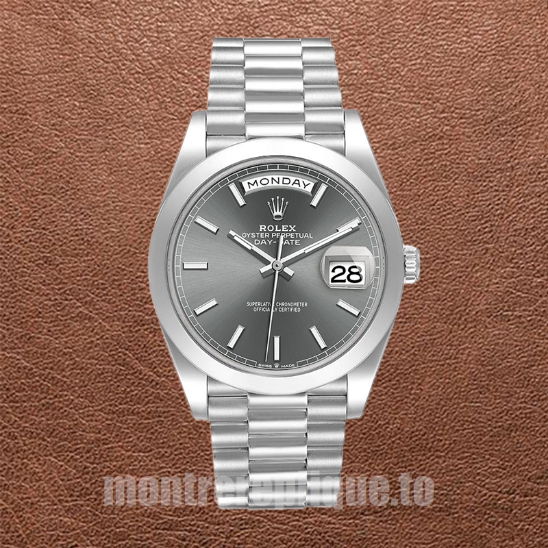 Rolex Day-Date Pour des hommes 40mm m228206-0045 Automatique Cadran gris - Image 2