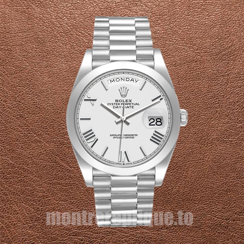 Rolex Day-Date m228206-0028 40mm Pour des hommes Argenté Regardez - Image 2