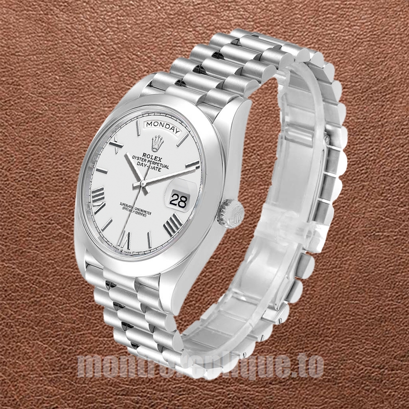 Rolex Day-Date m228206-0028 40mm Pour des hommes Argenté Regardez - Image 3