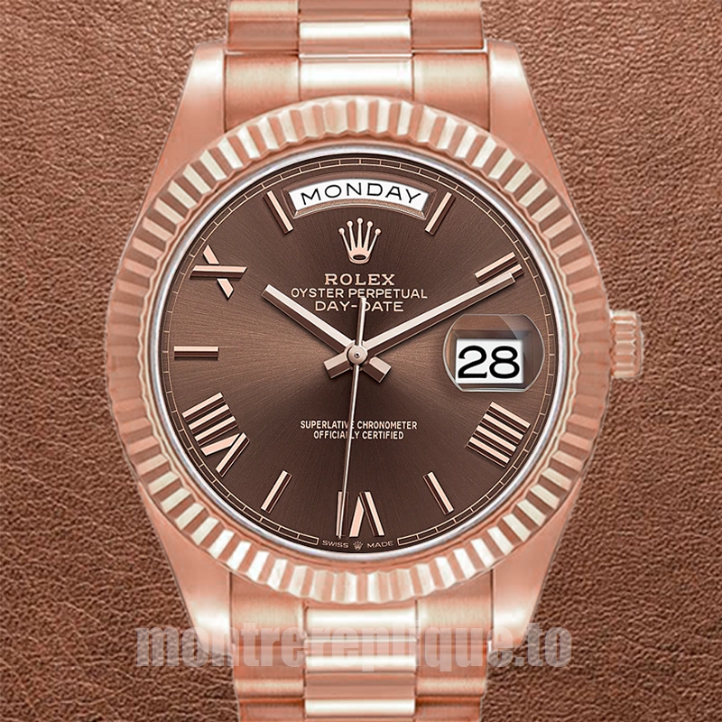 Rolex Day-Date m228235-0002 Pour des hommes 41mm Doré rose