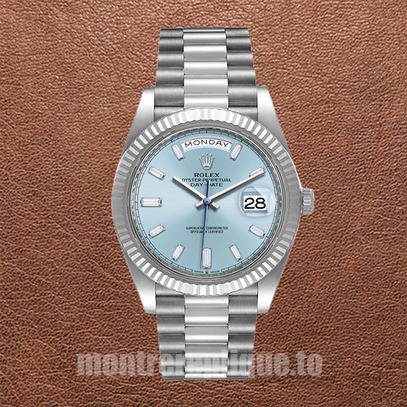 Rolex Day-Date 41mm m228236-0006 Pour des hommes Cadran bleu Automatique - Image 2