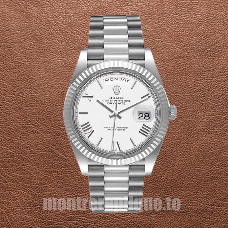 Rolex Day-Date m228236-0010 Pour des hommes 41mm Président Bracelet Argenté - Image 2