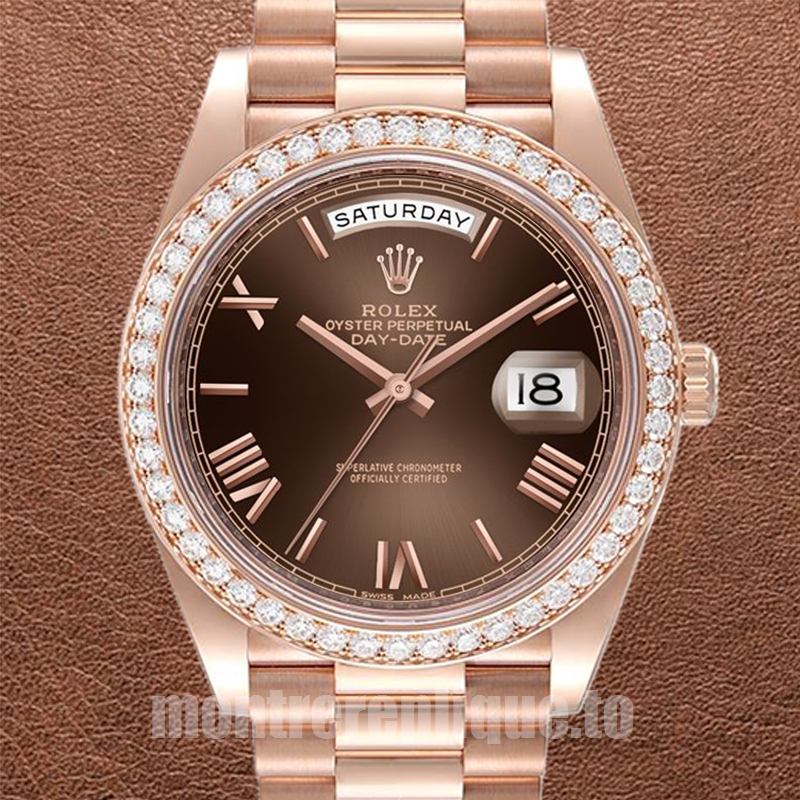 Rolex Day-Date 41mm Pour des hommes m228345rbr-0009 Automatique