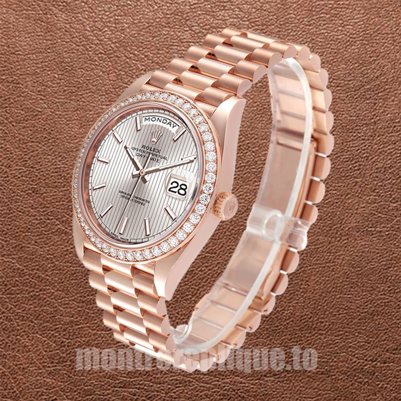 Rolex Day-Date Pour des hommes m228345rbr-0010 41mm Doré rose Automatique - Image 3