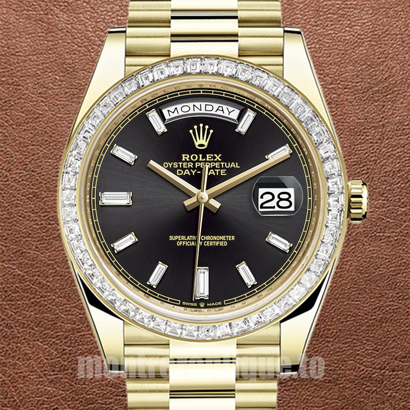 Rolex Day-Date m228398tbr-0001 Pour des hommes 41mm Cadran noir