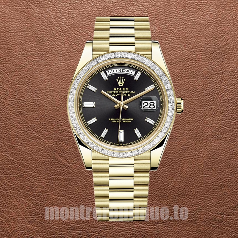 Rolex Day-Date m228398tbr-0001 Pour des hommes 41mm Cadran noir - Image 2