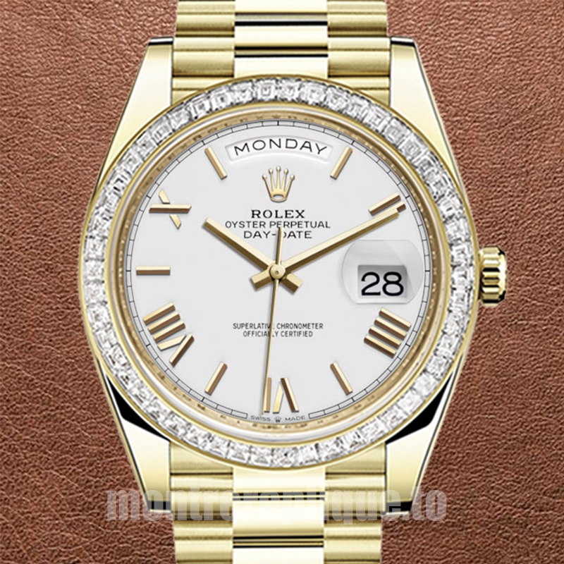 Rolex Day-Date 41mm Pour des hommes m228398tbr-0033 Président Bracelet Ton d'or