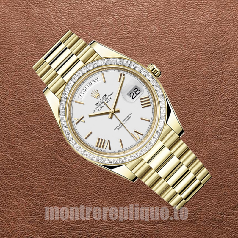 Rolex Day-Date 41mm Pour des hommes m228398tbr-0033 Président Bracelet Ton d'or - Image 3