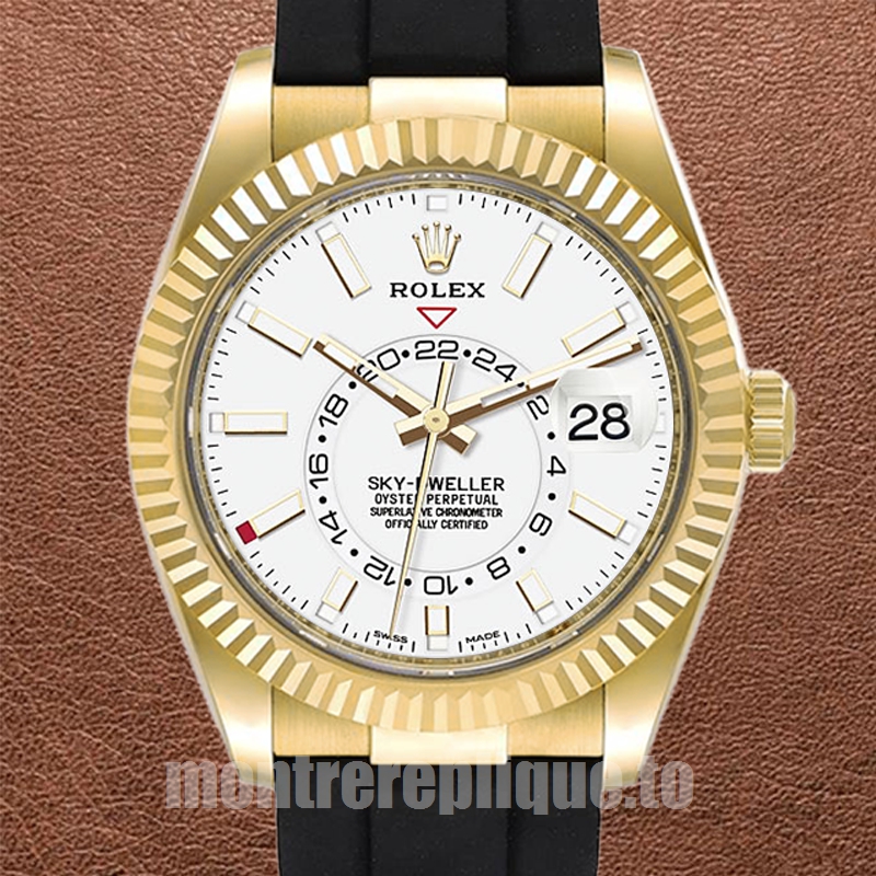Rolex Sky-Dweller 42mm m326238-0006 Pour des hommes Élastique