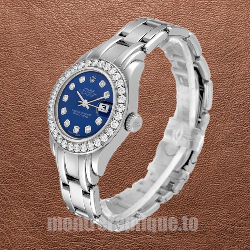 Rolex Pearlmaster 29mm Dames 80299-72949 Regardez Bracelet - Image 3