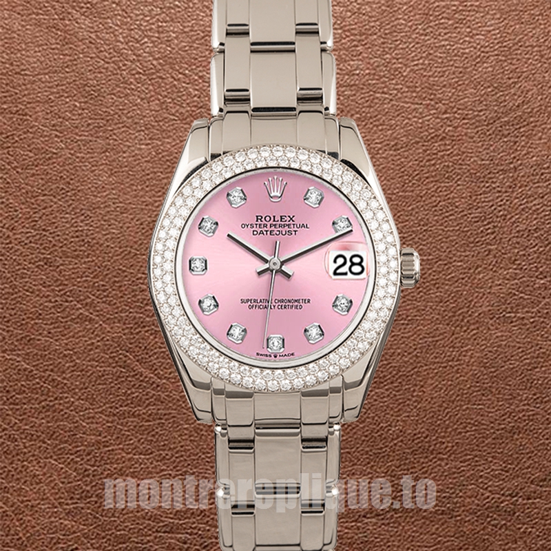 Rolex Pearlmaster 31mm 81339 Unisexe Cadran rose - Image 2