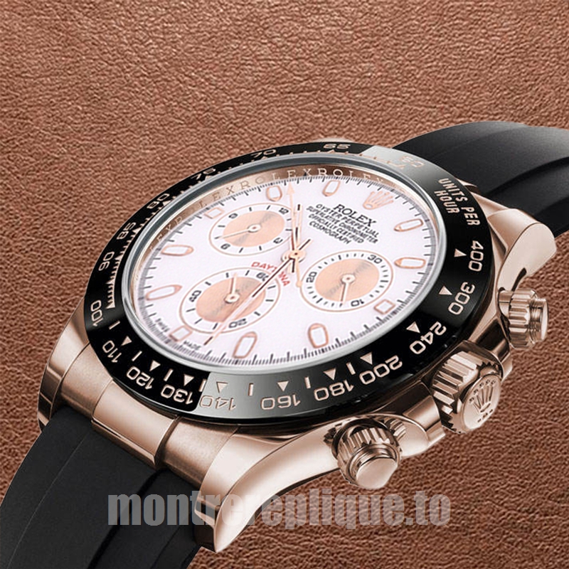 Rolex Daytona 40mm 116515 Pour des hommes Cadran blanc Élastique - Image 3