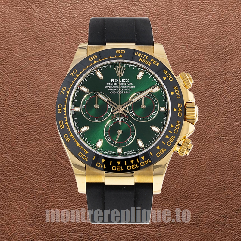 Rolex Daytona 40mm Pour des hommes 116518 Élastique Ton d'or - Image 2