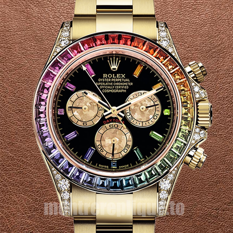 Rolex Daytona Pour des hommes 40mm 116598 Ton d'or